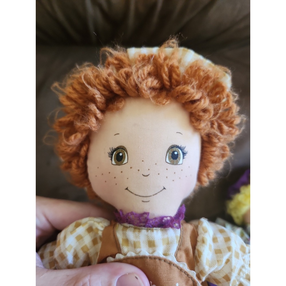Vintage 1980 AmToy American Greeting Peanut Butter Jelly Soft Rag Dolls Set Read - Picture 14 of 16